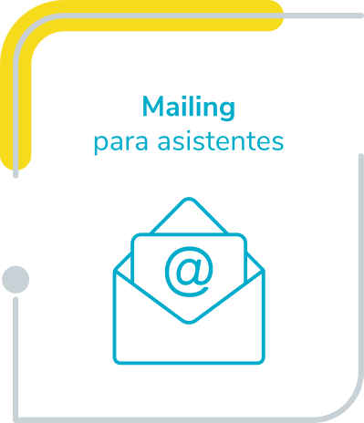 Mailing para asistentes
